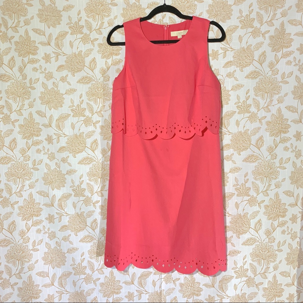 NWT LOFT Pink Shift Dress